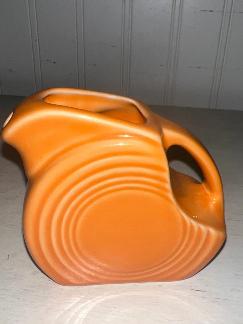 Fiesta mini disc pitcher orange